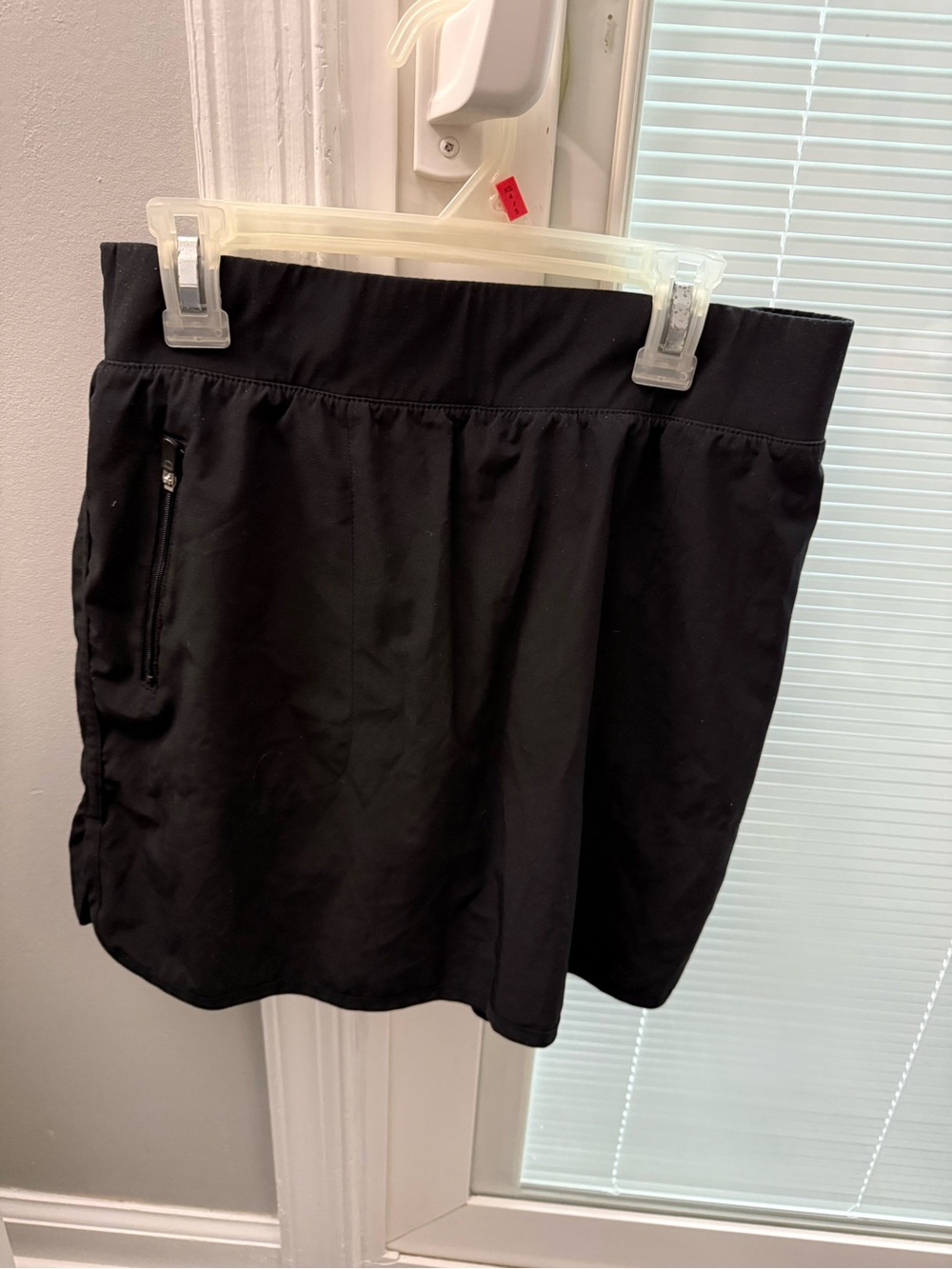 tek gear Black Women’s Athletic Skort with Zipper Pocket
